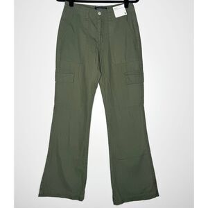 NEW AERO Aeropostale Low Rise Flare Utility Cargo Pants Women's Size Small